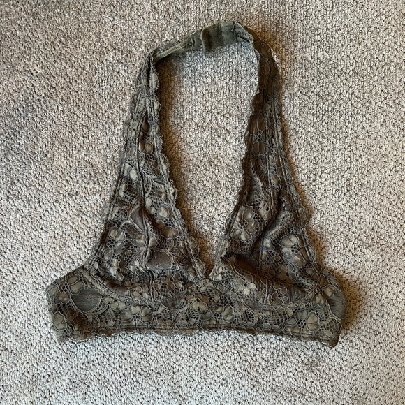 Other - FREE Grey halter bralette
